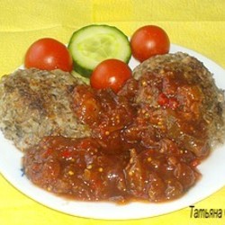 Котлеты из гречки с грибами