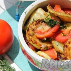 Салаты с кабачками - простые и вкусные рецепты с фото от наших кулинаров