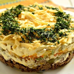 Самый нежный салат с куриной печенью «Неженка» - fav0ritka77.ru