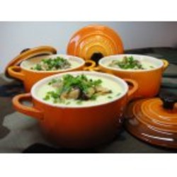 Суп из цветной капусты с мидиями «Кустракиты»