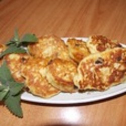 Оладьи "Апельсиновые" с пшёнными хлопьями