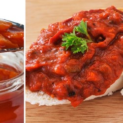 Болгарский соус из баклажанов «Лютеница»: густой, будто крем! Намазываю на хлеб, подаю с мясом.