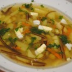 Суп из морской капусты
