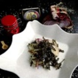 Салат с дайконом и морской капустой