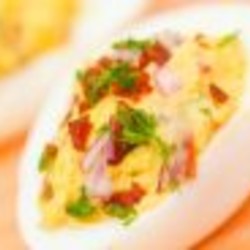 Рецепт фаршированных яиц с авокадо - пошаговый рецепт с фото на Повар.ру