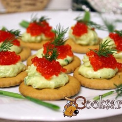 Новогодние канапе на крекерах фото рецепт приготовления