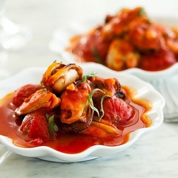 Мидии в томатном соусе: пошаговые рецепты с фото