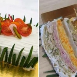 Закусочный мясной «Наполеон» (3 вида начинки): гости выстраиваются в очередь за рецептом. Какое-то волшебство!