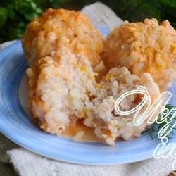 Мясные тефтели с рисом