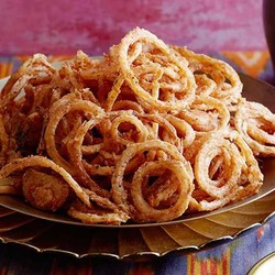 Луковые кольца во фритюре по-индийски