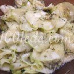 Кабачки маринованные с чесноком и сушеным укропом: пошаговое фото  - Холодные закуски от 1001 ЕДА