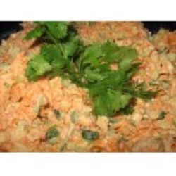 Салат морковно-крабовый