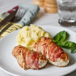 Куриные котлеты с яблоками в беконе на Вкусном Блоге