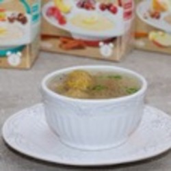 Гречневые шарики с бульоном
