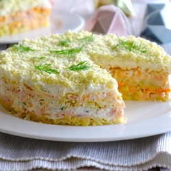 Салат Мимоза: рецепты с фото