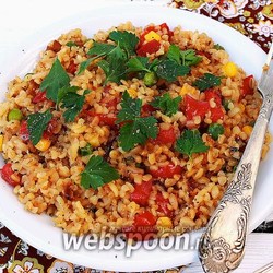 Булгур с овощами и сыром рецепт с фото, как приготовить на Webspoon.ru