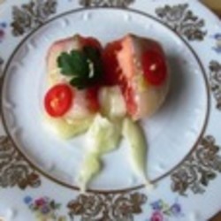 Помидоры в сулугуни