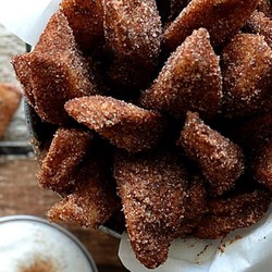 Яблоки фри с корицей