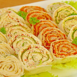 Рулет из лаваша: 25 вкусных начинок с фото пошагово