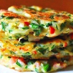 Драники цветные с овощами