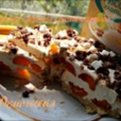 Творожный торт-желе с рисовыми хлопьями