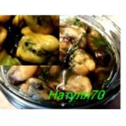 Мидии маринованные