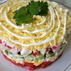 Оригинальный салат «Косичка»: быстро, просто и очень вкусно - fav0ritka77.ru