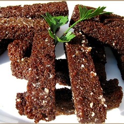 Гренки с чесноком. Рецепт