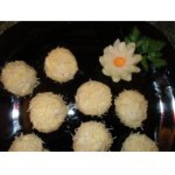 Сырные шарики с печенью трески