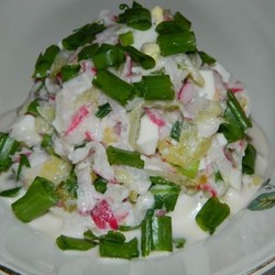 сала с марин огурцом