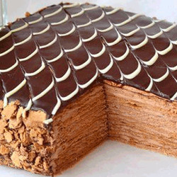 Торт Наполеон Шоколадно-сливочный - fav0ritka77.ru