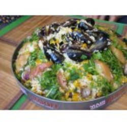 Плов из мидий