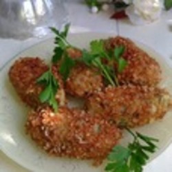 Картофельные котлеты с сыром и зеленью