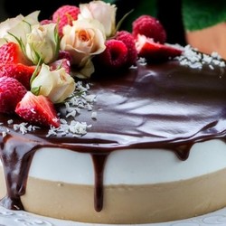 Торт «Птичье молоко» по ГОСТу, с манкой и лимоном, и с желатином без выпечки