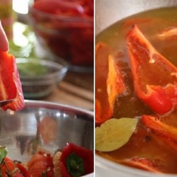 Маринованные перцы по-армянски. Пухленькие, мясистые, блестящие, маслянистые, сладенькие...