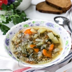 Суп с чечевицей и овощами — рецепт с фото