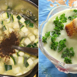 Все думают, что суп с грибами, но нет — исключительно кабачки (морковка и лук не считаются)!