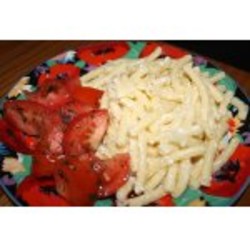 Макароны с йогуртом