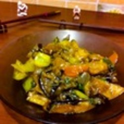 Баклажаны с картошкой по-китайски