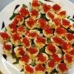 Перепелиные яйца, фаршированные икрой - пошаговый рецепт с фото на Повар.ру