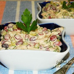 салаты с кр конс фасолью