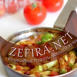 Гарнир из кабачков с помидорами и перцем – Кулинарные рецепты любящей жены
