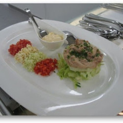 : Тартар из печени трески