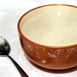 Грибной крем-суп с голубым сыром