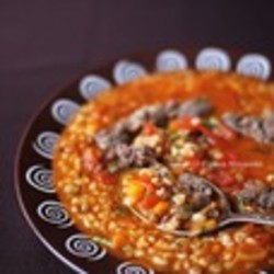 Суп с булгуром и чечевицей