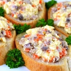 Вкусная закуска с сельдью и плавленым сыром | Готовим вкусно и по-домашнему