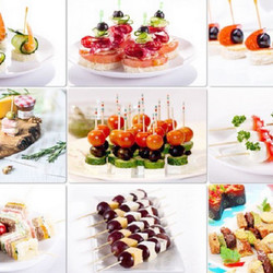 Простые и вкусные канапе на шпажках на праздничный стол рецепты с фото