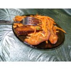 Салат из морковки и баклажан