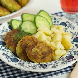 Вегетарианские котлетки из кабачка и риса — рецепт с фото