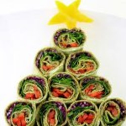Радужные рулетики к Новому году  - Новогодние закуски от 1001 ЕДА